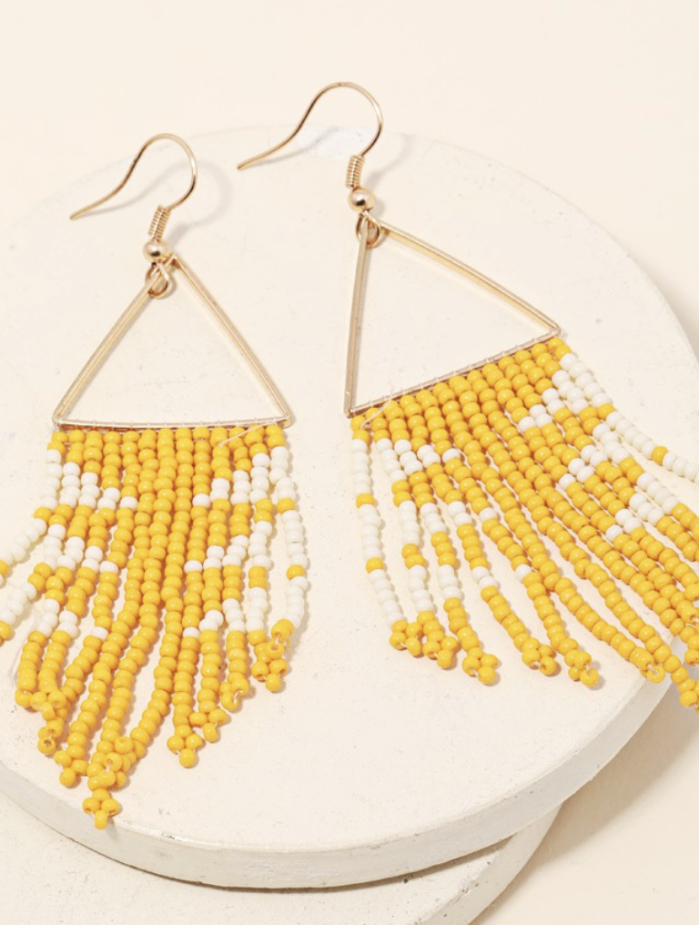 Paparazzi Yellow Fringe Earrings 2024 elginaudiology
